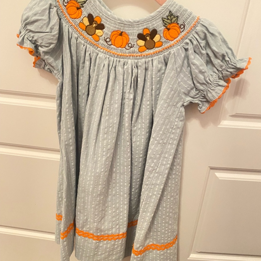 Smocked Fall dress